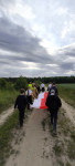  Marsz Pamięci do krzyża w lesie Planta w 86 rocznicę Pomordowanych 