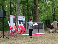 Marsz Pamięci do krzyża w lesie Planta w 86 rocznicę Pomordowanych 