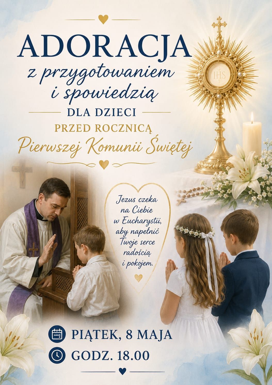 Czuwanie przed rocznicą Pierwszej Komunii Świętej